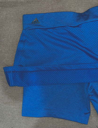 Short Saia Adidas Esportivo Azul Tamanho M - Conforto e Performance