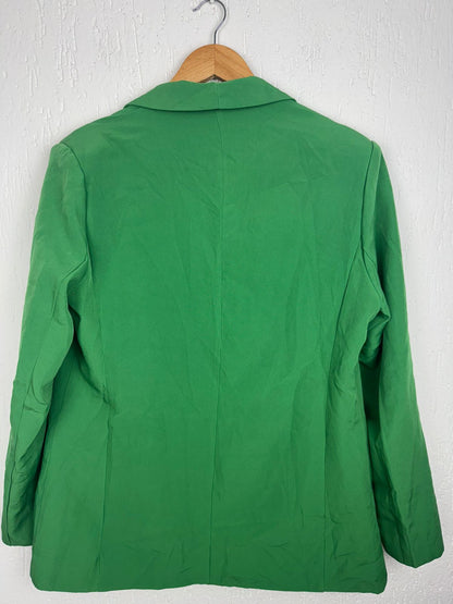 Blazer Alfaiataria Feminino Gola Xale Premium – Verde Bandeira Tamanho GG