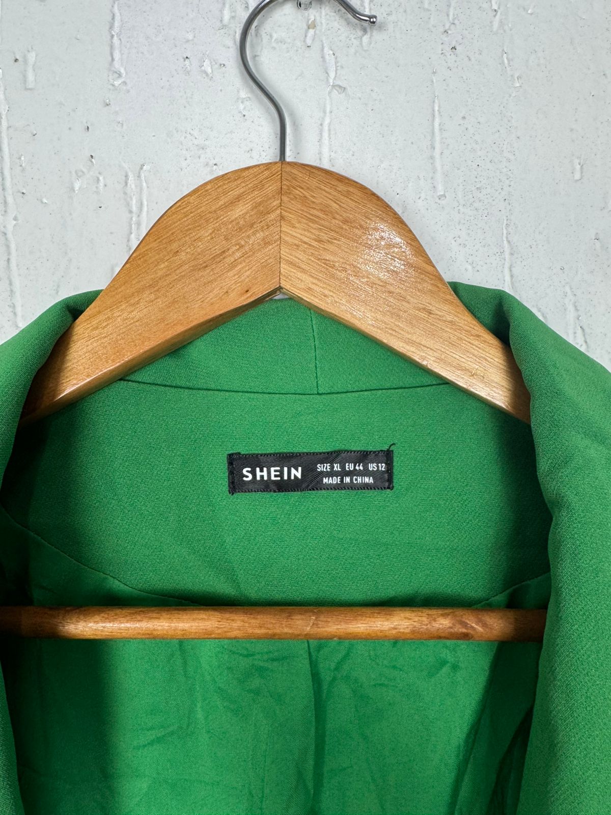 Blazer Alfaiataria Feminino Gola Xale Premium – Verde Bandeira Tamanho GG