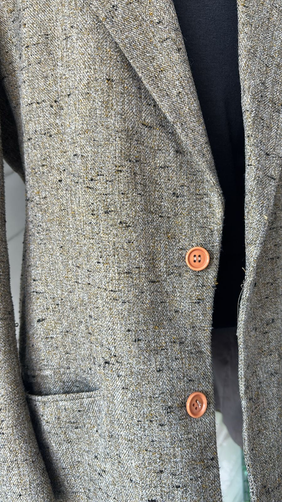 Casaco/blazer alongado forrado lanzinha