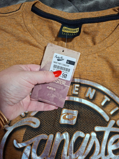 Camiseta masculina da Gangster tamanho G, peça nova na etiqueta!!!